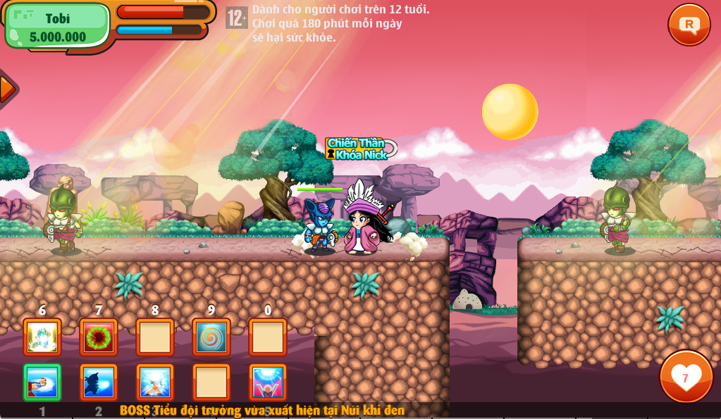 Bản đồ Cold trong game Ngọc Rồng Blue